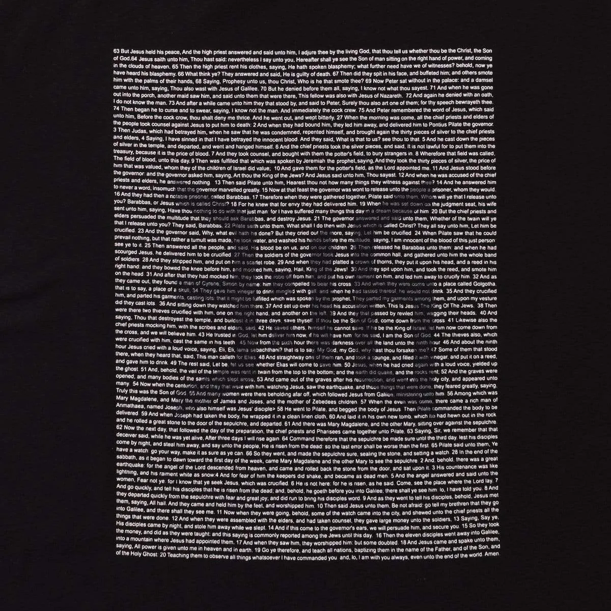 3:16 Foundation Tee - Black
