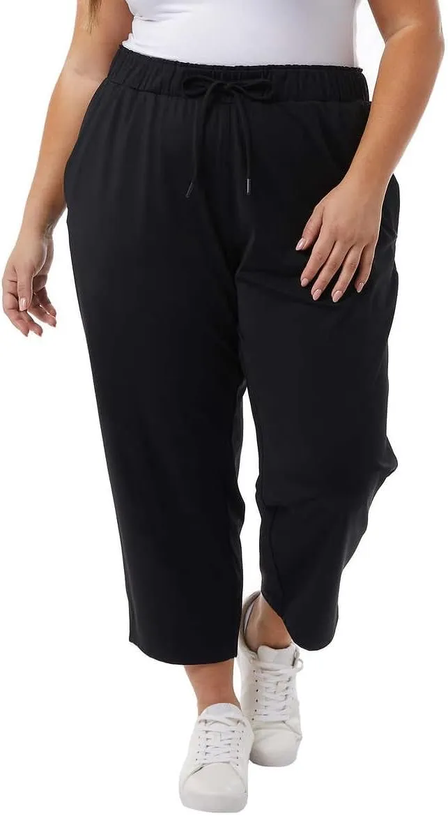 32 Degrees Yoga Pants - Capri for Women - Outdoor Pants with Drawstring