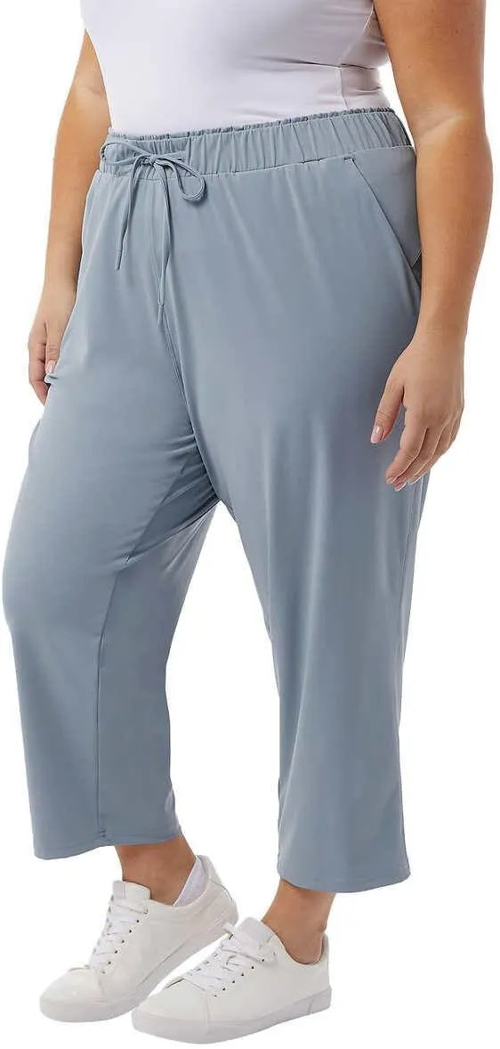 32 Degrees Yoga Pants - Capri for Women - Outdoor Pants with Drawstring