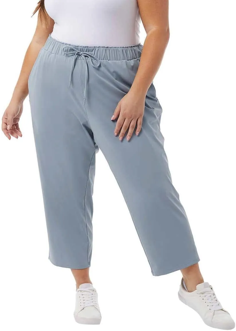 32 Degrees Yoga Pants - Capri for Women - Outdoor Pants with Drawstring