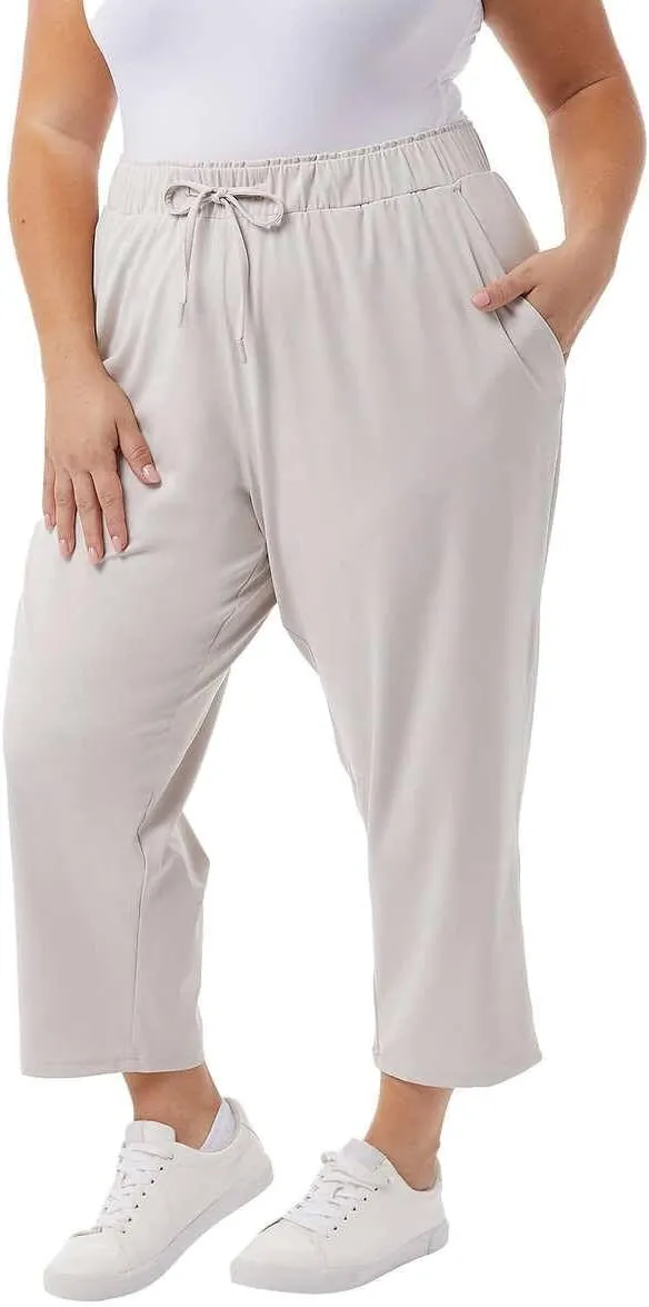 32 Degrees Yoga Pants - Capri for Women - Outdoor Pants with Drawstring