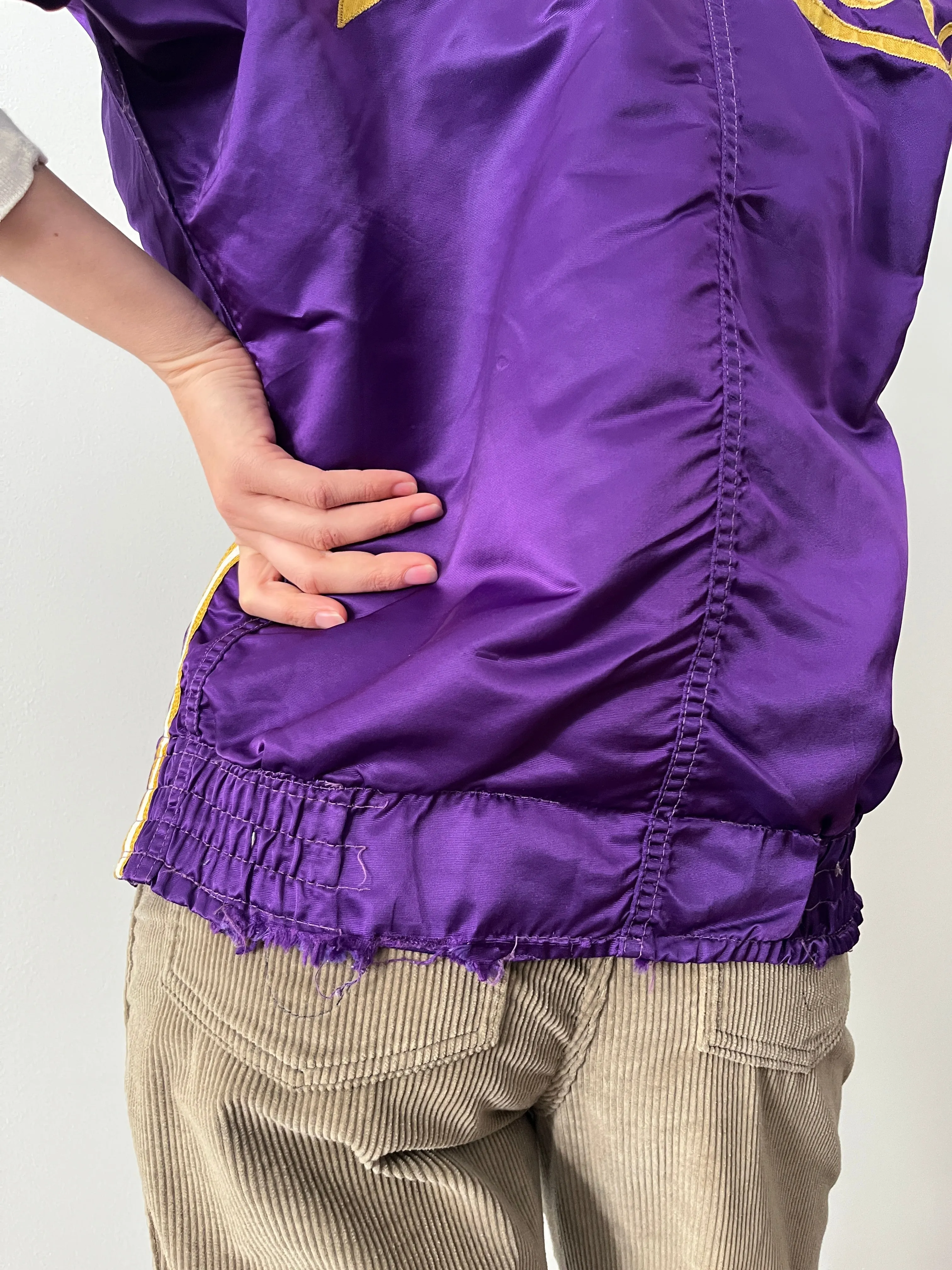 60s Foresters Nylon Warm-Up Athletic Jacket