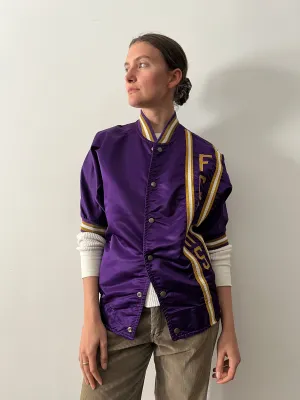 60s Foresters Nylon Warm-Up Athletic Jacket