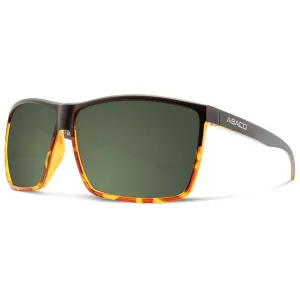Abaco Polarized Crash Boat Color: Matte Black / Tortoise Fade/ G15