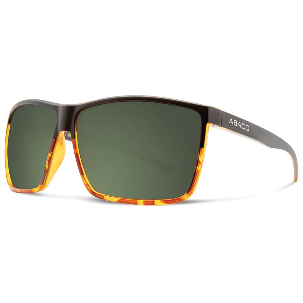 Abaco Polarized Crash Boat Color: Matte Black / Tortoise Fade/ G15