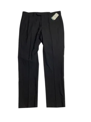 Alfani Mens Slim fit Dress Pants 36 / 34 Black Solid Stretch