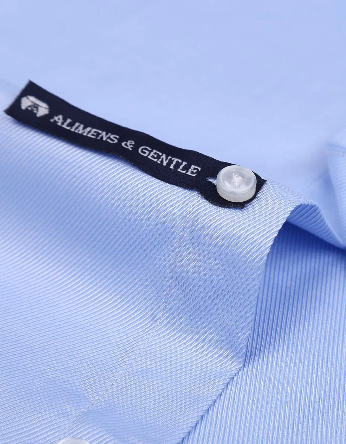 Alimens & Gentle French Cuff Regular Fit Dress Shirts (Cufflink Included)