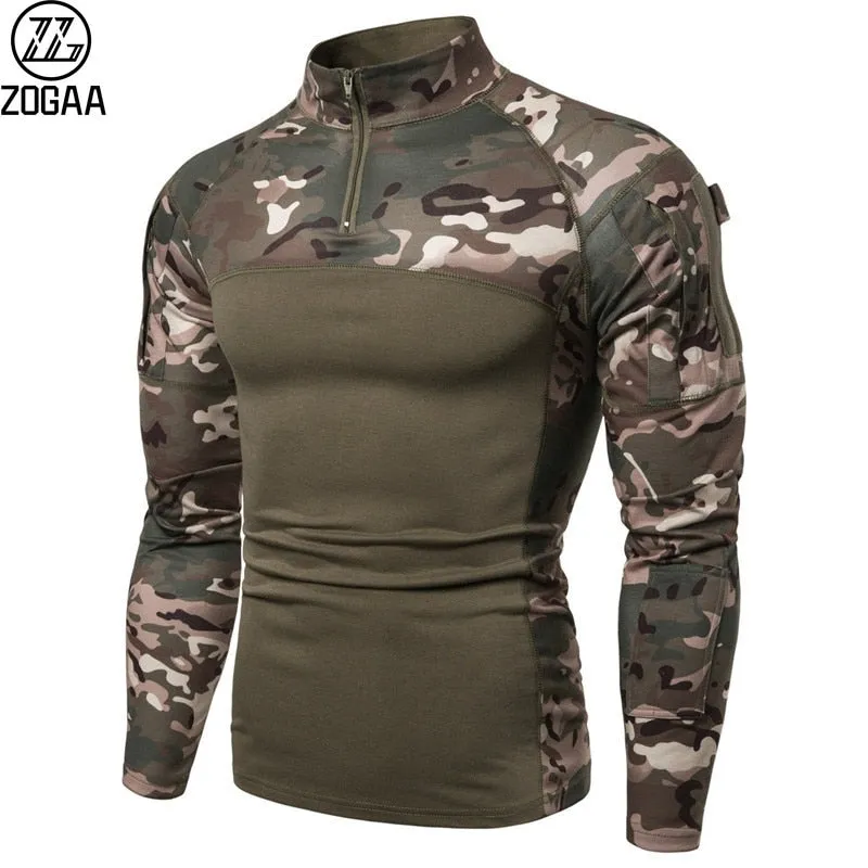 Ashore Shop Mens Camouflage Tactical Athletic Shirt