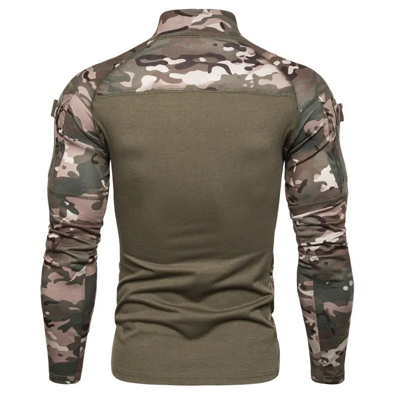 Ashore Shop Mens Camouflage Tactical Athletic Shirt