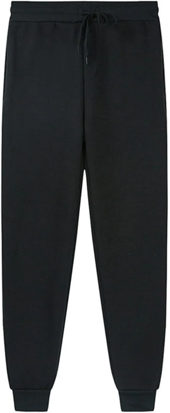Aymnlox Mens Sweatpants Casual Jogging Pants for Men with Pockets Drawstring Athletic Workout Trousers Hiking Tapered Joggers