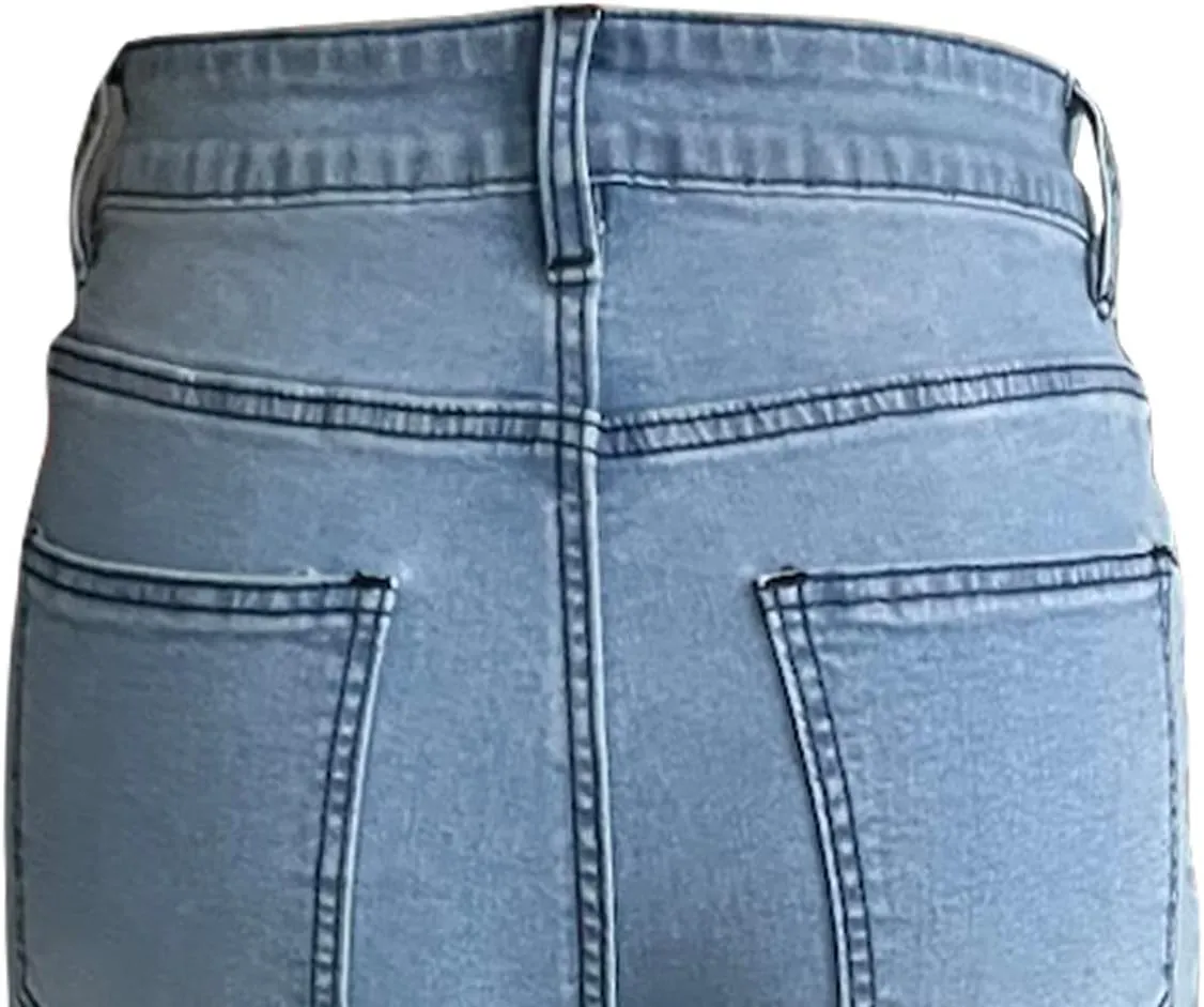 Baggy Jeans for Women High Waist Streetwear Jeans Vintage Wide Leg Straight Denim Pants Womens Casual Trousers