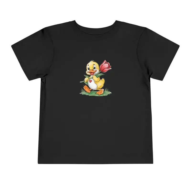 Bella Canvas Quack-tastic Toddler Tee with Tulip Design