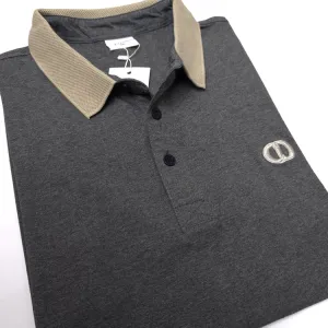 BIG- CD designer polo shirt | Grey