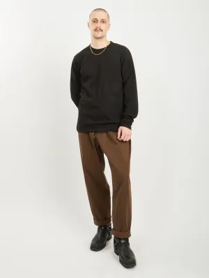 Black L/S Pocket Tee