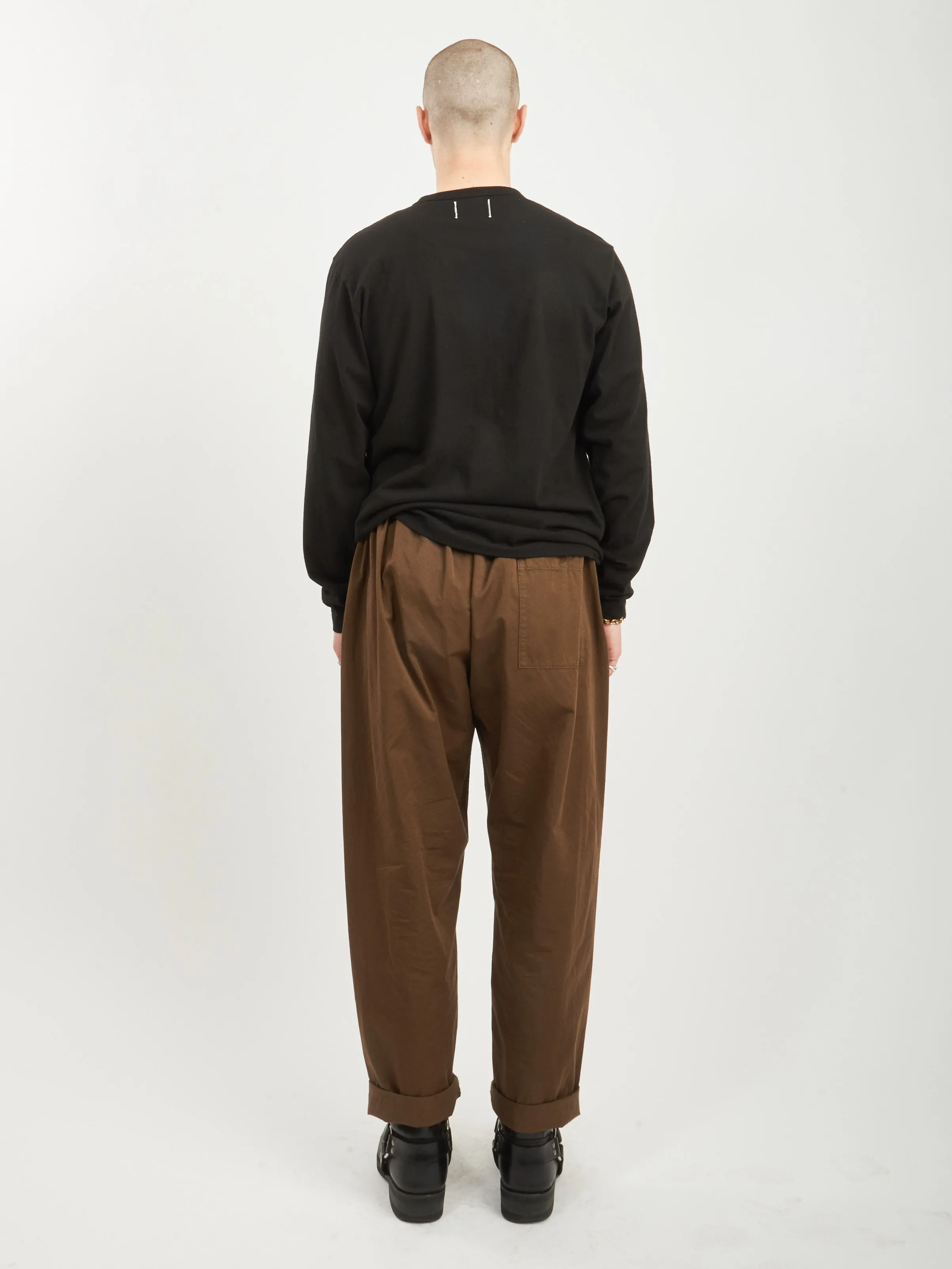 Black L/S Pocket Tee