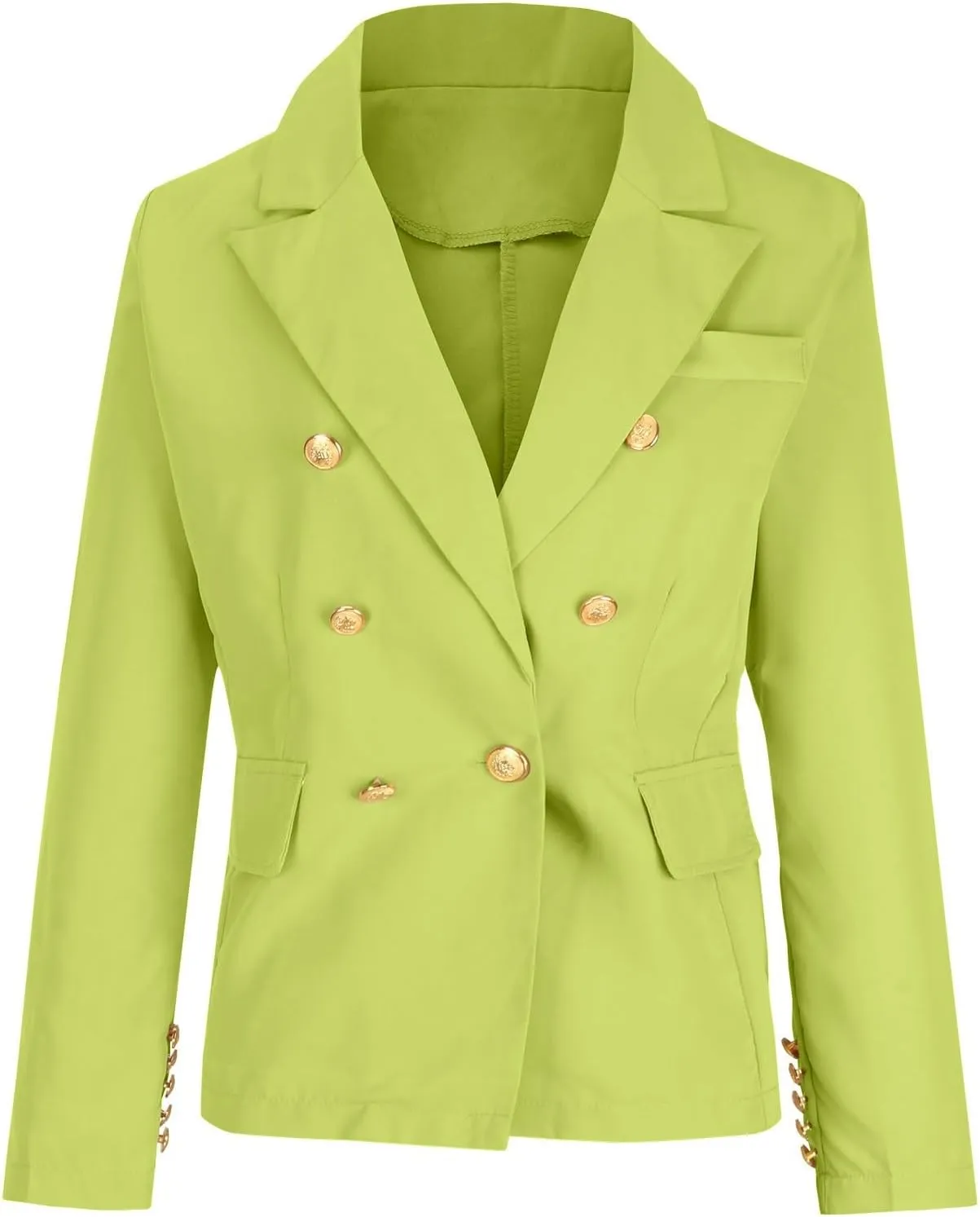 Blazers for Women Business Casual Long Sleeve Fitted Blazer Double Breasted Blazer Work Office Jacket Elegant Blazers