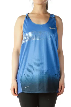 Blue Athletic Tank Top