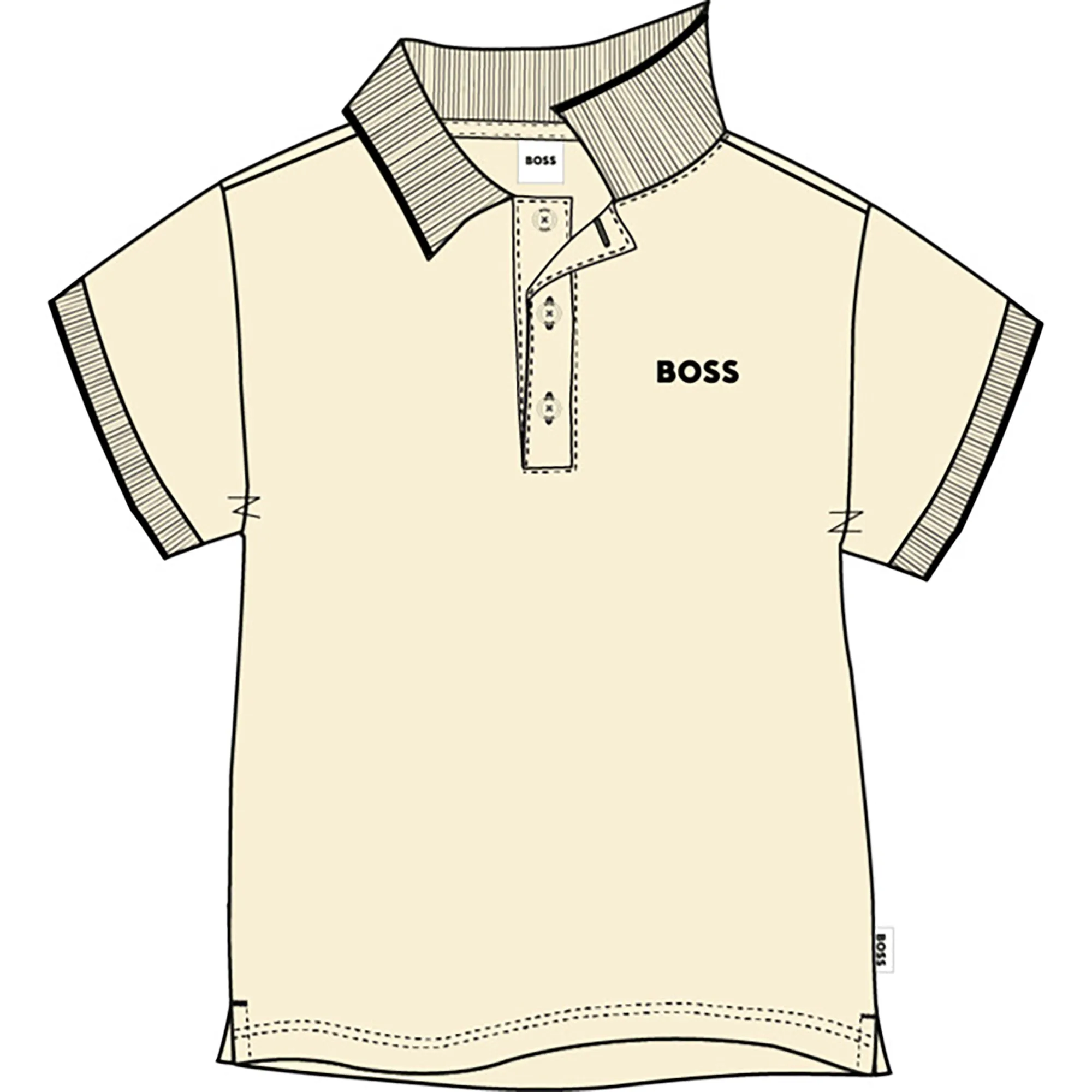Boss - Sand polo T-shirt