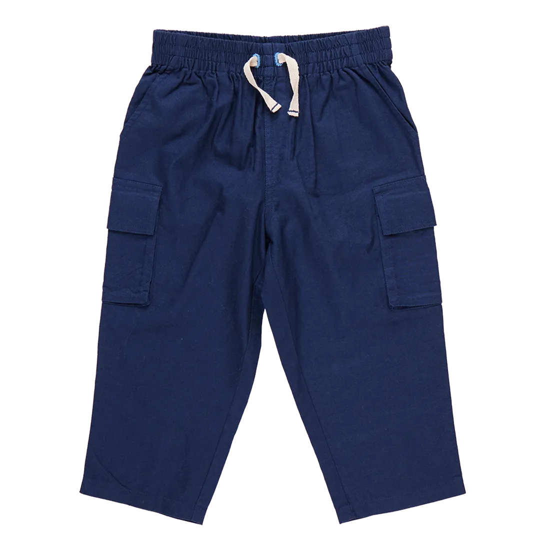 Boys Pull On Pant - Navy