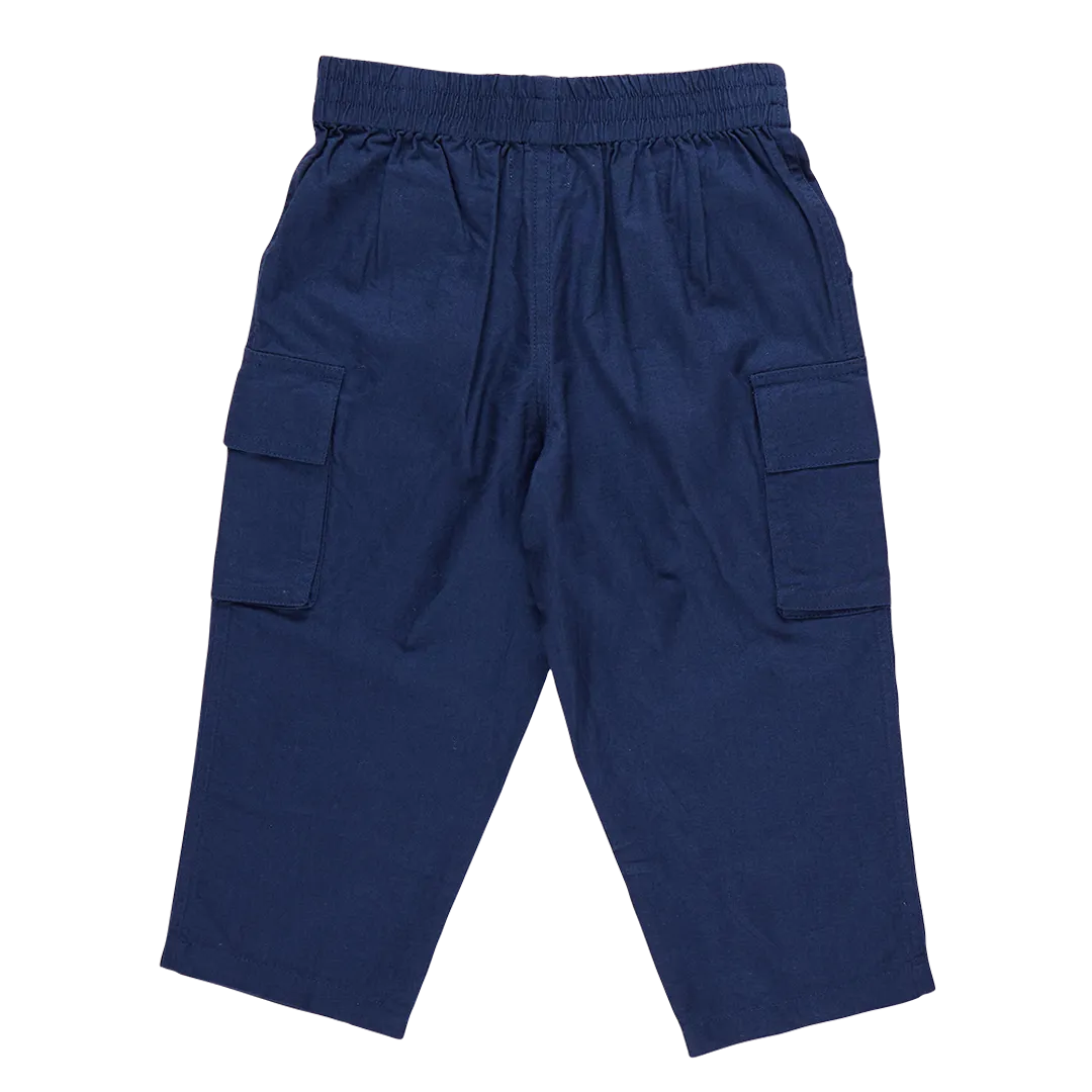 Boys Pull On Pant - Navy