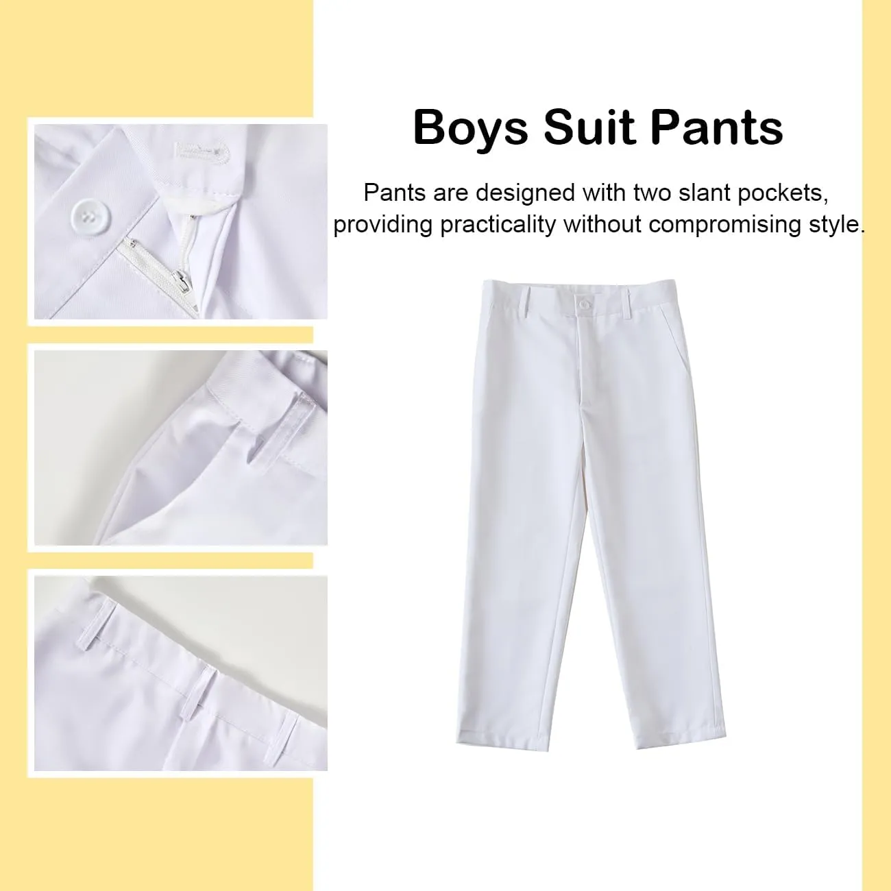 Boys Suit, Kids Formal Tuxedos for Boy Vest and Pants Set, Teen Boys Dress Clothes for Wedding