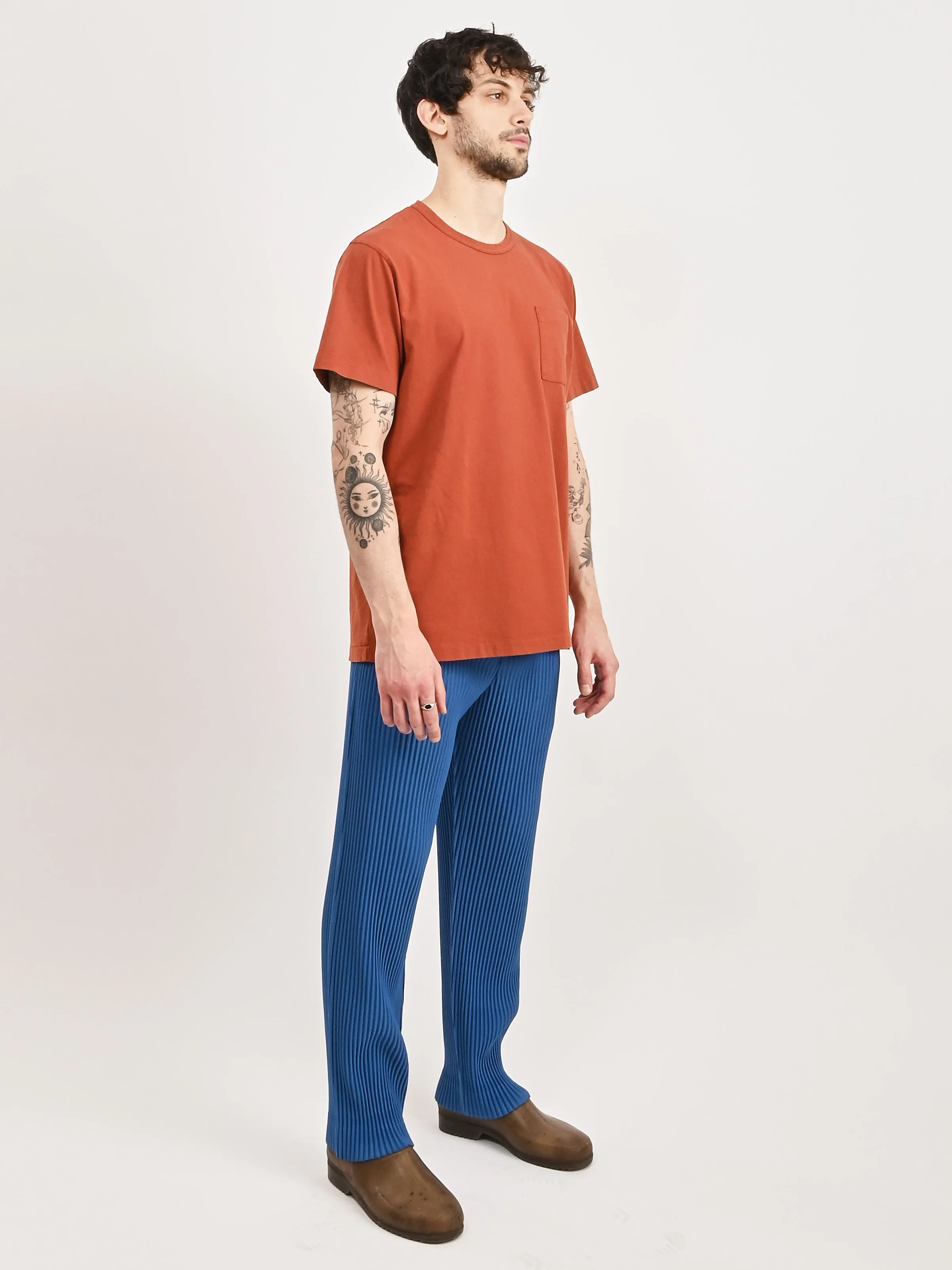 Burnt Orange Single Pocket Tee