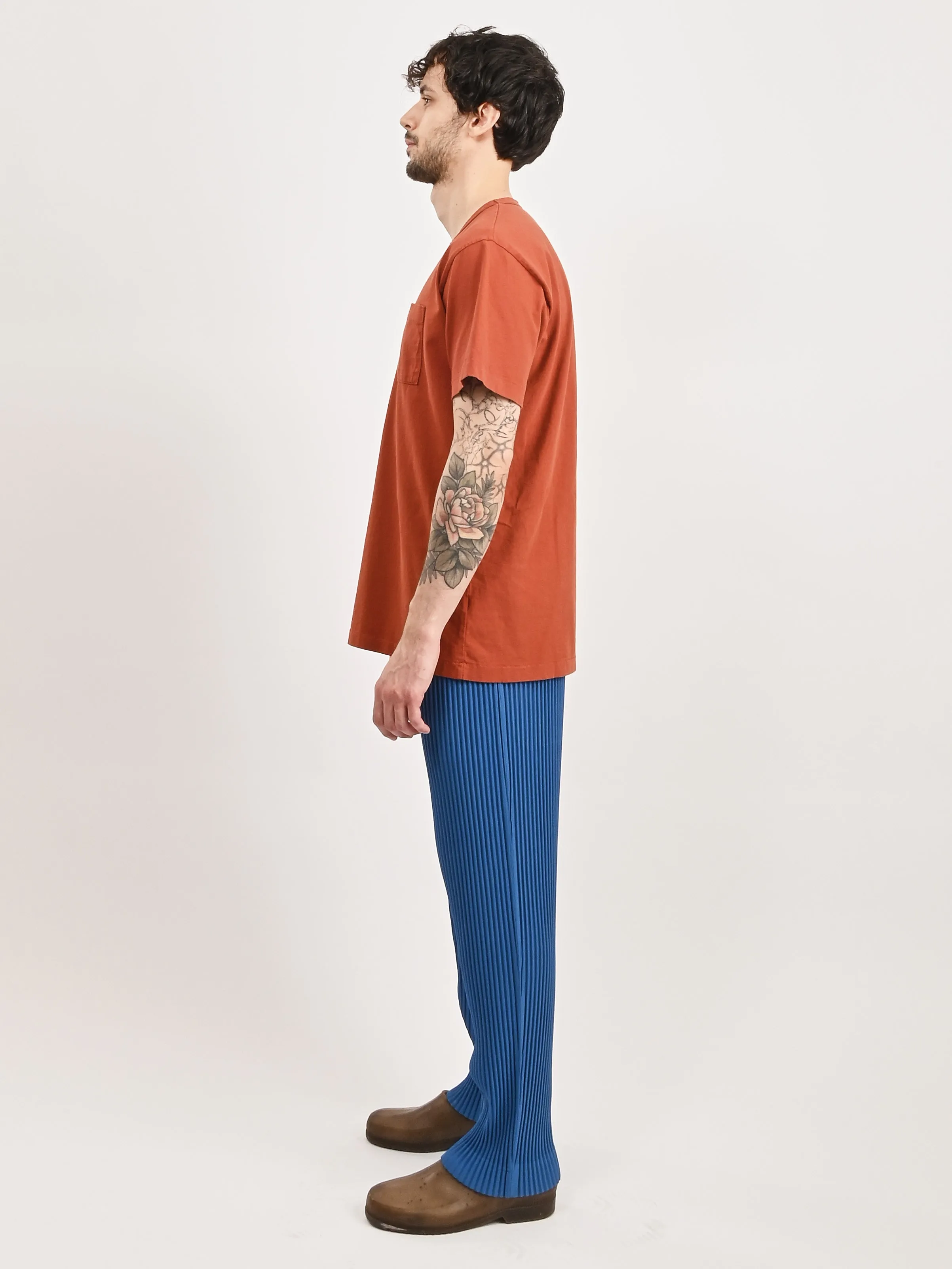 Burnt Orange Single Pocket Tee
