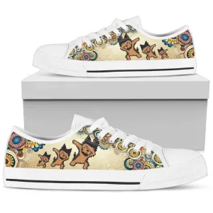 Cairn Terrier Women'S Low Top Shoe - Ultimate Comfort & Performance, Dog Printed Shoes, Canvas Shoes For Men, Women