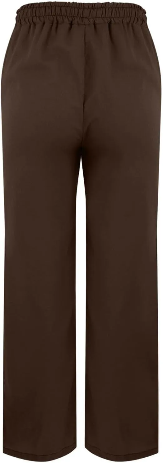Capri Linen Pants for Women 2025 Summer Wide Leg Casual Drawstring High Waist Beach Cropped Trousers with Pockets