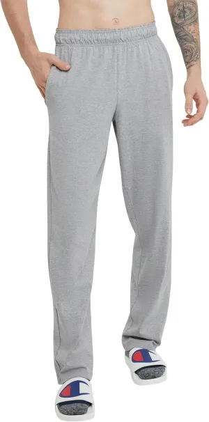 Champion Men's Pants, Lightweight Open-Hem Lounge Pants for Men, Jersey Pants (Reg. or Big & Tall)