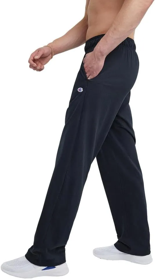 Champion Men's Pants, Lightweight Open-Hem Lounge Pants for Men, Jersey Pants (Reg. or Big & Tall)