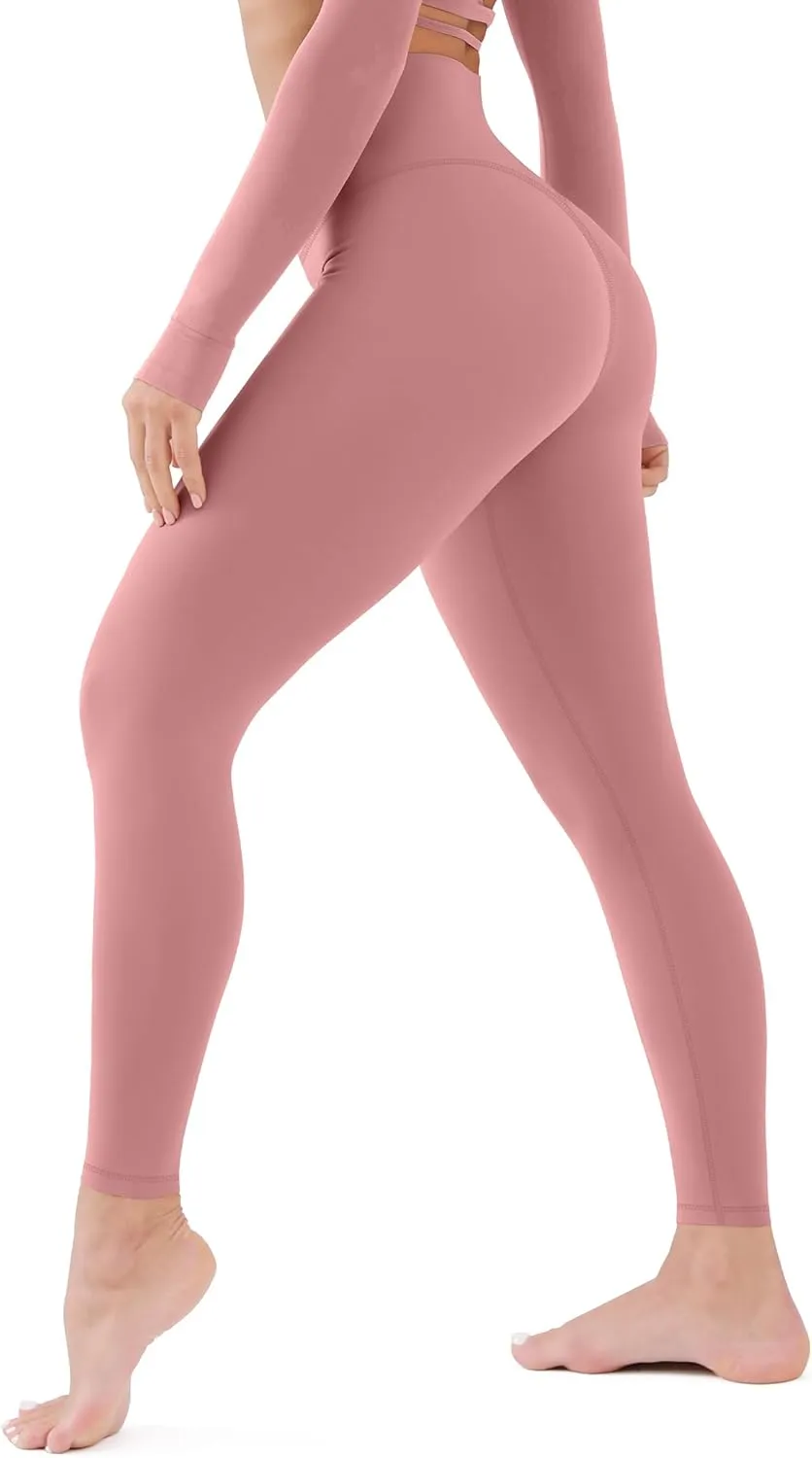 CHARMKING High Waisted Leggings for Women No Front Seam Soft Tummy Control Pants Non See Through Workout Yoga Pants