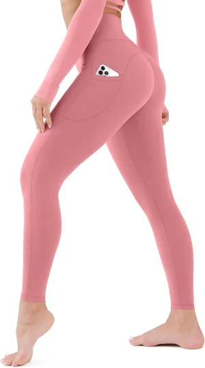 CHARMKING High Waisted Leggings for Women No Front Seam Soft Tummy Control Pants Non See Through Workout Yoga Pants