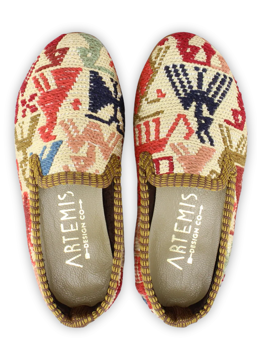 Children's Sumak Kilim Loafers - Size 26