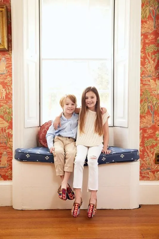 Children's Sumak Kilim Loafers - Size 26