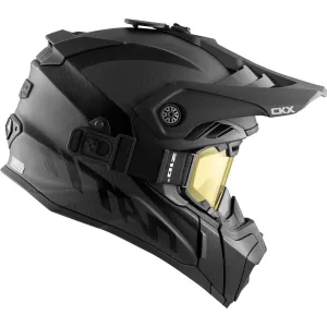 CKX Titan Air Flow Carbon Full Face Snowmobile Helmet Matte Black