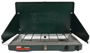 Coleman Brand, Matchlight 10,000 BTU 2-Burner Propane Stove, black