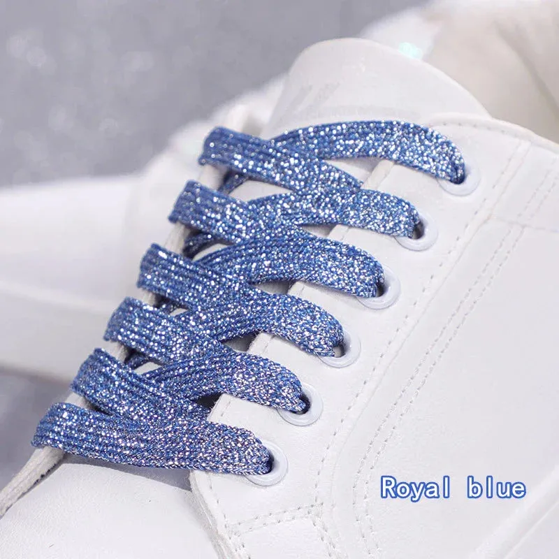 Colourful Flat Glitter Athletic Running Sneakers Shoes Boot 1 Cm Width 20 Colour Shoe Laces
