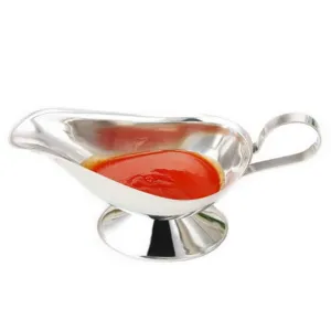 Convenient Durable Eco-Friendly Stainless Steel Sauce Boat
