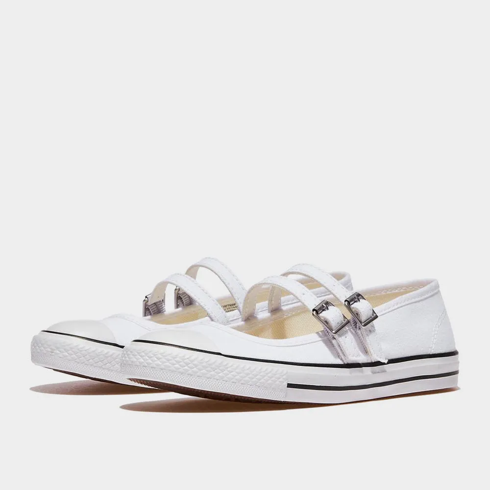 Converse Womens Chuck Taylor All Star Dainty Mary Jane Sneaker Grey/White _ 182198 _ Grey