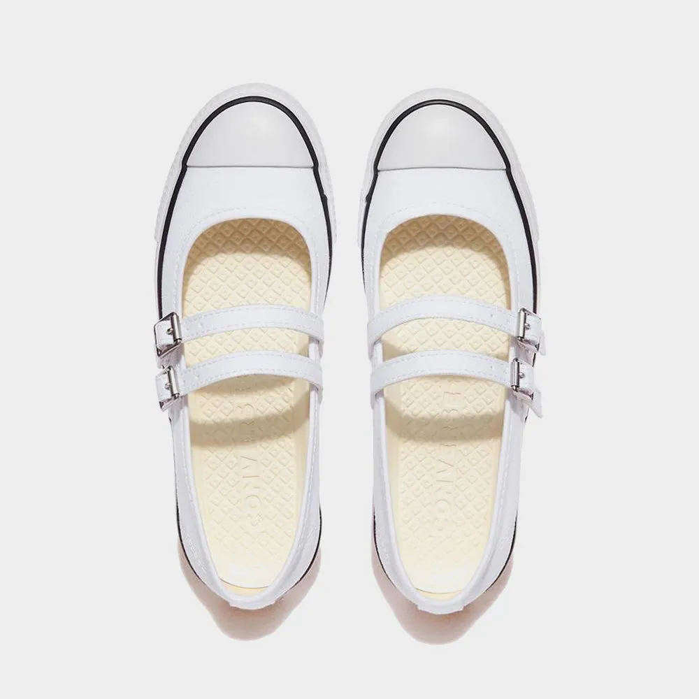 Converse Womens Chuck Taylor All Star Dainty Mary Jane Sneaker Grey/White _ 182198 _ Grey