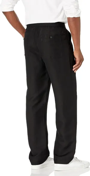 Cubavera Men's Linen-Blend Pants with Drawstring (Size Small-5x Big & Tall)