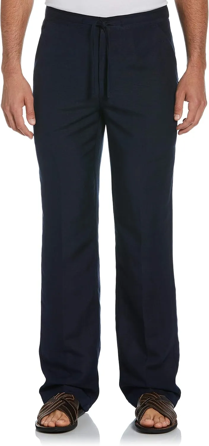 Cubavera Men's Linen-Blend Pants with Drawstring (Size Small-5x Big & Tall)