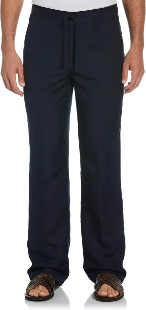Cubavera Men's Linen-Blend Pants with Drawstring (Size Small-5x Big & Tall)