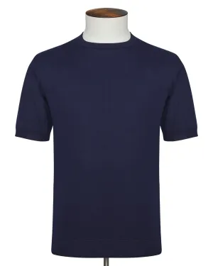 Dark Navy Ribbed T-Shirt