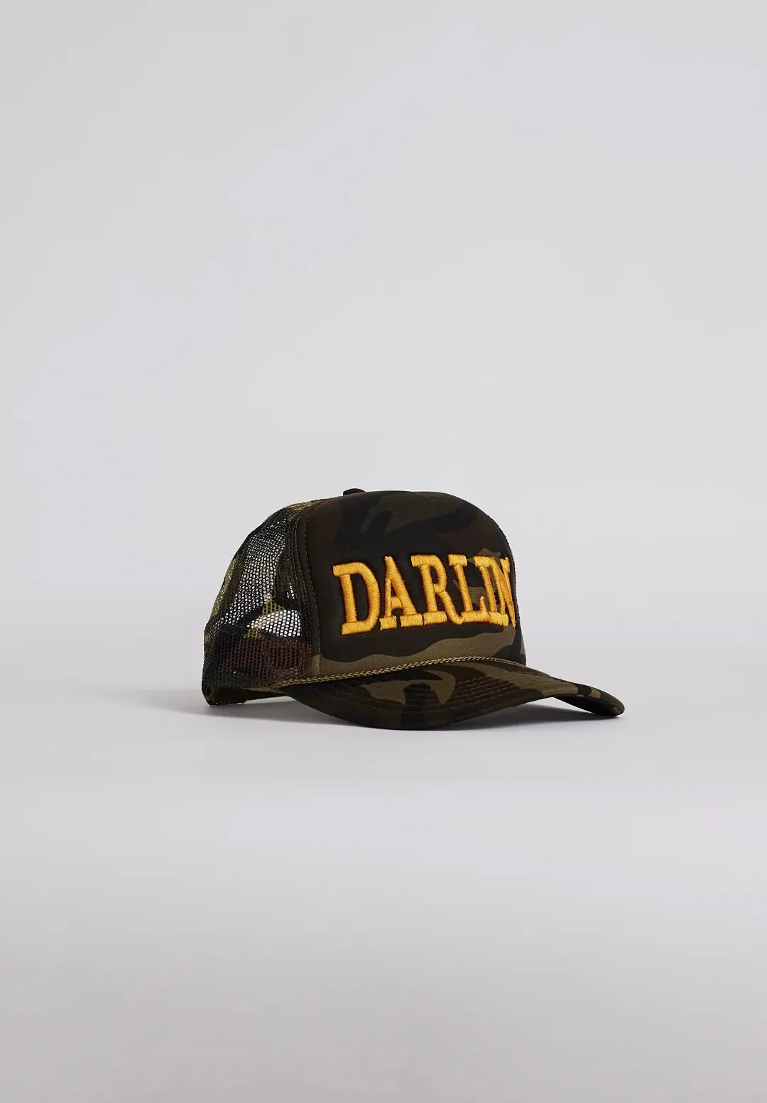 Darlin' Embroidered Camo Trucker Hat