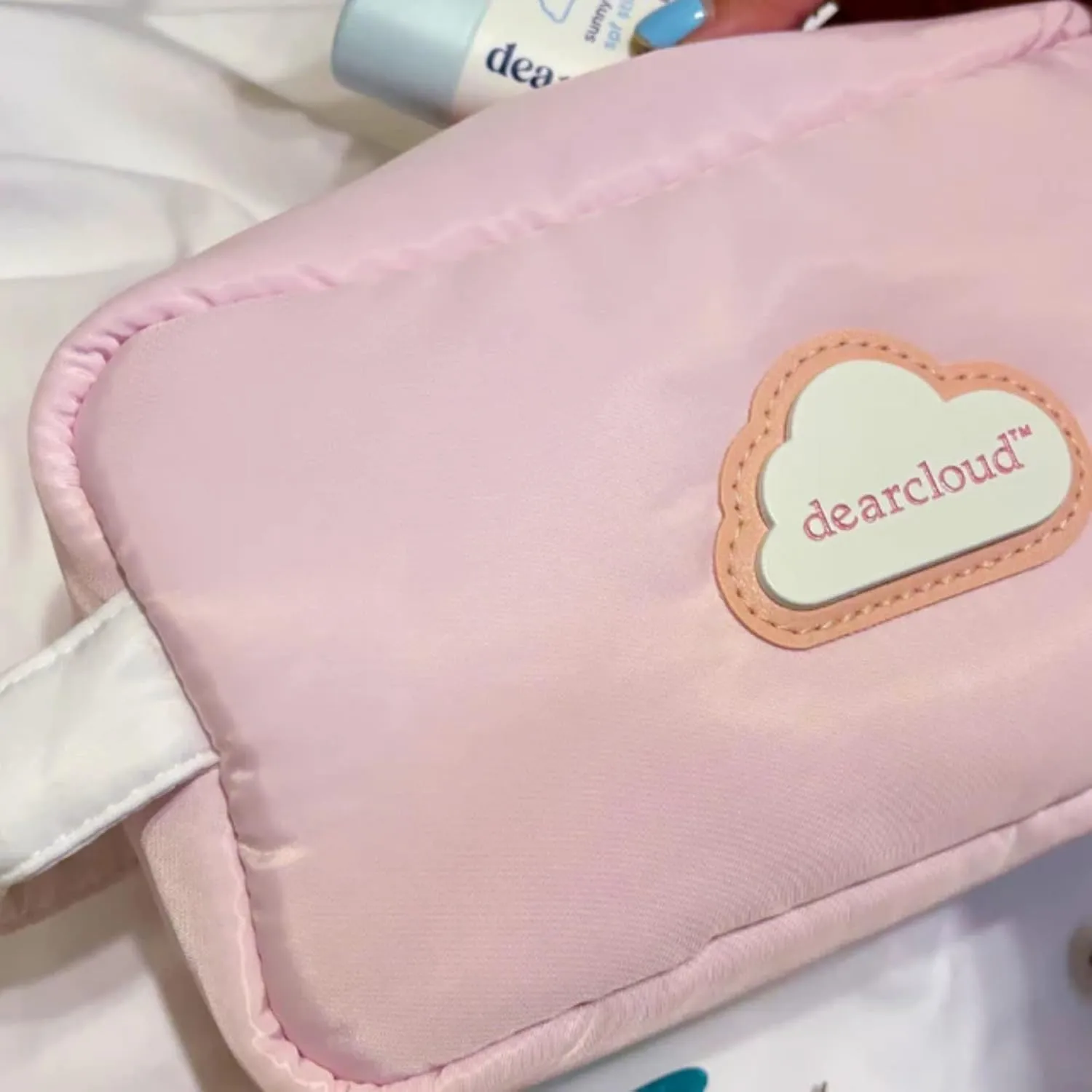 Darling Pink Cosmetics Bag - Lightweight Makeup Bag & Travel Organizer (Darling Pink)