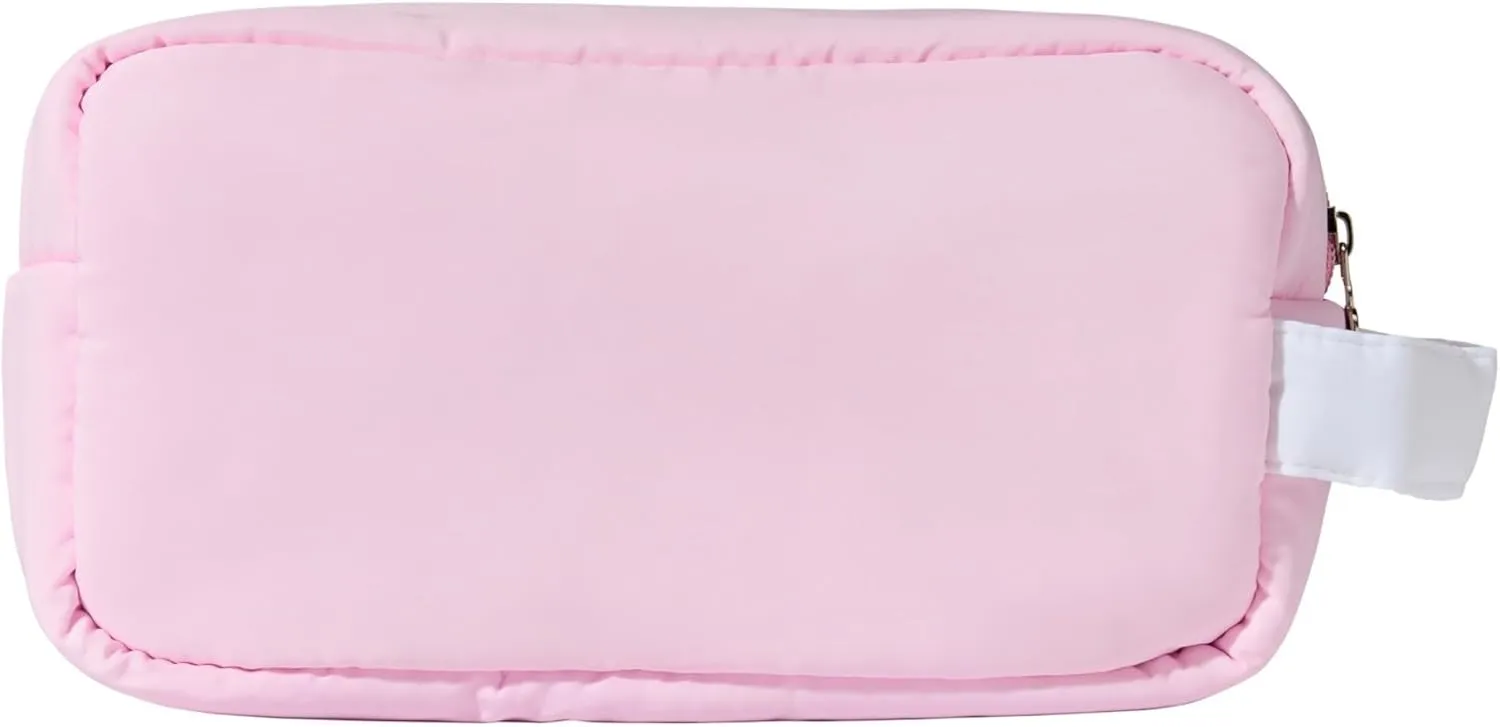 Darling Pink Cosmetics Bag - Lightweight Makeup Bag & Travel Organizer (Darling Pink)