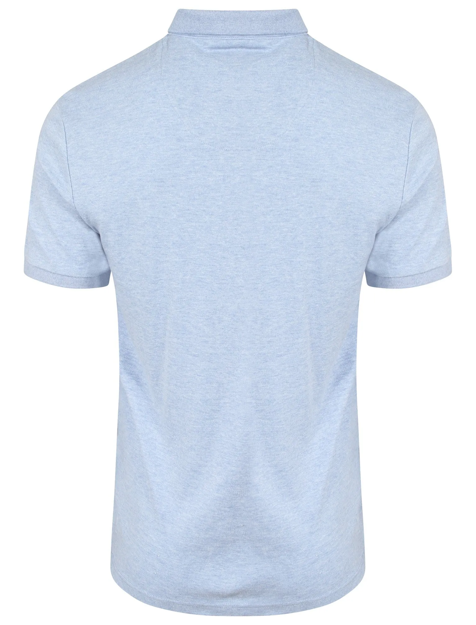 Densley Cotton Blend Polo Shirt In Placid Blue Marl - Kensington Eastside