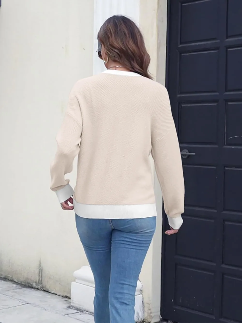 Disamer Women's 2025 Knit Cardigan Sweaters Fall Clothes Long Sleeve Fashion Casual Y2k Tie Open Front Cropped Jackets